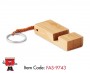 bamboo keyring with stand 9743