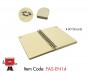 A5 Size Recycled Notebook,  EN14-N, EN14-BK, EN14-G,Spiral Bound with 80 Sheets