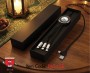 6 in 1 Light Up Braided USB Cable in a box, Black Color FAS-LCB