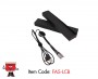 6 in 1 Light Up Braided USB Cable in a box, Black Color FAS-LCB
