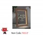 Wooden Light Up Frame with clear acrylic insert