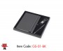 Premium Gift set with High Quality PU notebook , Pen and Metal keychain, Black