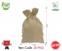 Jute bag with string pouch Big