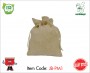 Jute bag with string pouch Small
