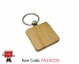 Wooden Keychain, Square FAS-KC05