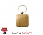Wooden Keychain, Square FAS-KC05