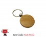 Wooden Keychain, Round FAS-KC04