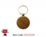 Wooden Keychain, Round FAS-KC04