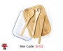 lunch box glass lid bamboo cutlery