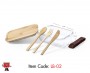 lunch box glass lid bamboo cutlery