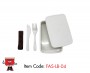 Wheat Straw Lunch Box with cutlery