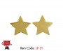 Star Shaped Lapel Badge, Gold, 4.5 x 4.5 cm
