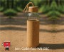 glass bottle cork sleeve bamboo lid glass bottles.wb08
