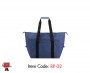 RPET Cooler bag 2-in-1 with foil lining, Blue color