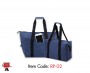 RPET Cooler bag 2-in-1 with foil lining, Blue color