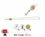 Sustainable Lanyard in Cotton Rope with Wooden Button for Doming