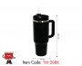 1.2L Double Walled Tumbler  with a Reusable Straw