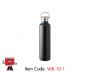 Double Wall Stainless Steel Bottle with Bamboo Lid , 1000ml