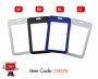 double side clear card holder vertical cards