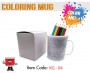 coloring mug, drawing mug , kids, painting