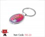Oval Metal Keychains