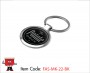 Round Shaped Metal Keychains