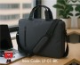 Economy Laptop/Conference Bag in Black & Gray Color, 38x28 cms
