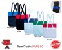 Two tone Non-woven bags with Pocket