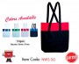 Two tone Non-woven bags with Pocket